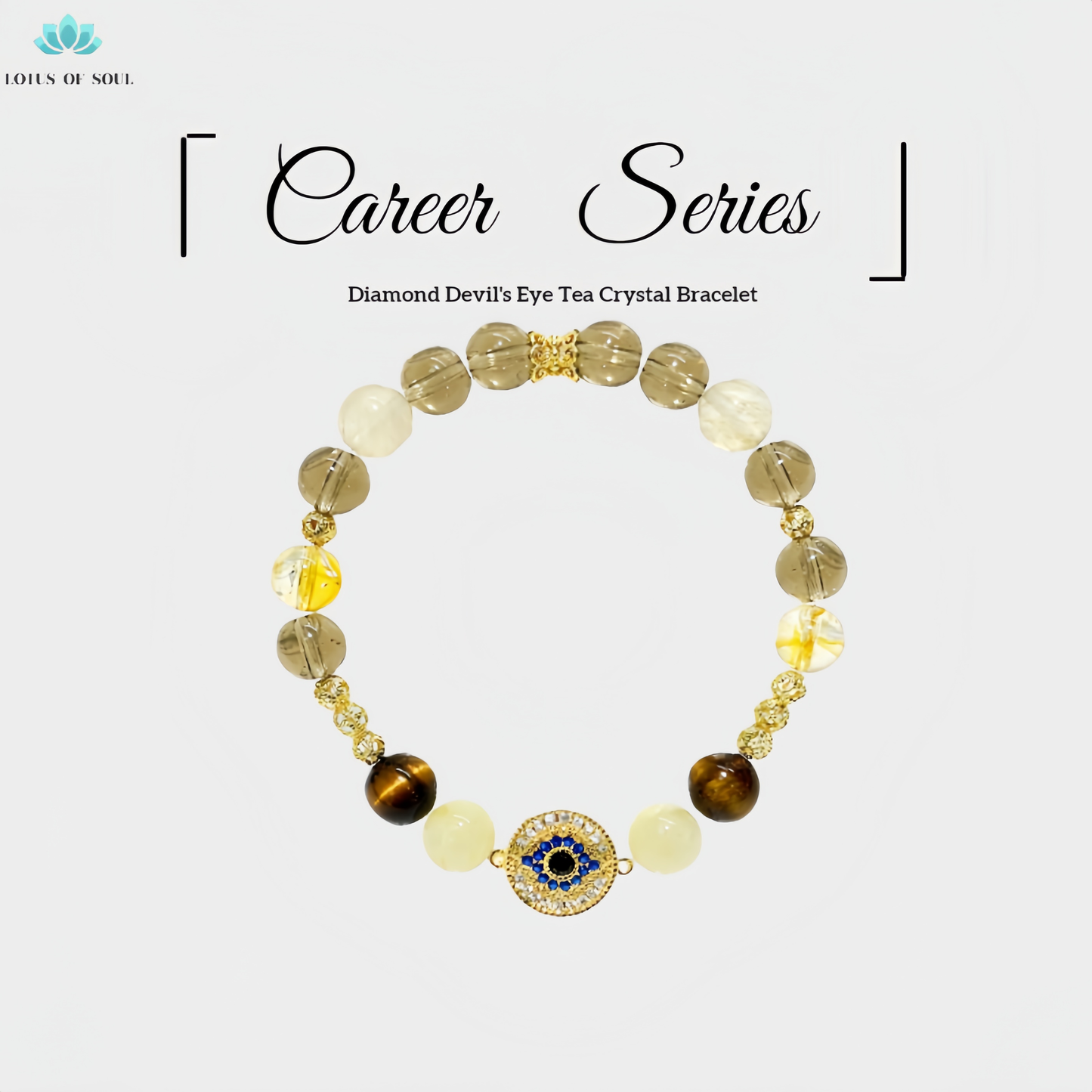 Handmade Crystal Chakra Bracelet - Attract Success