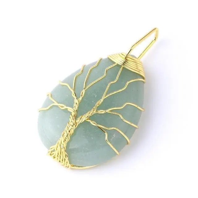 Tree of Life Natural Stone Necklace