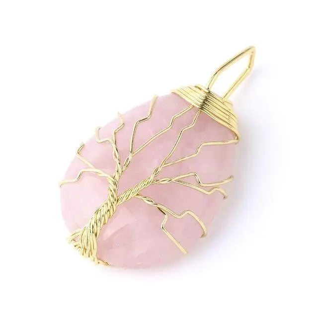 Tree of Life Natural Stone Necklace