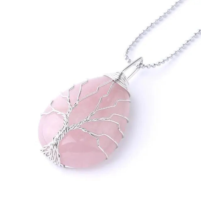 Tree of Life Natural Stone Necklace