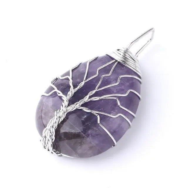 Tree of Life Natural Stone Necklace