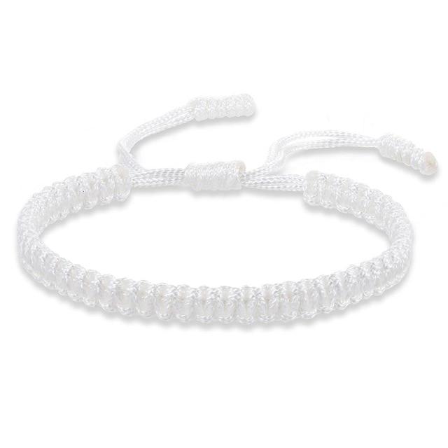Tibetan Braided Lucky Knot Rope Bracelet