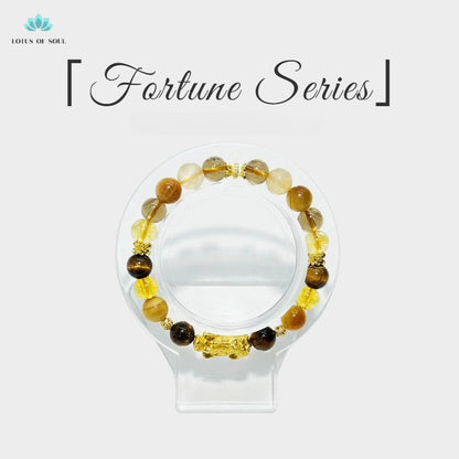 Handmade Citrine Gold Plated PIXIU Bracelet-Attract wealth
