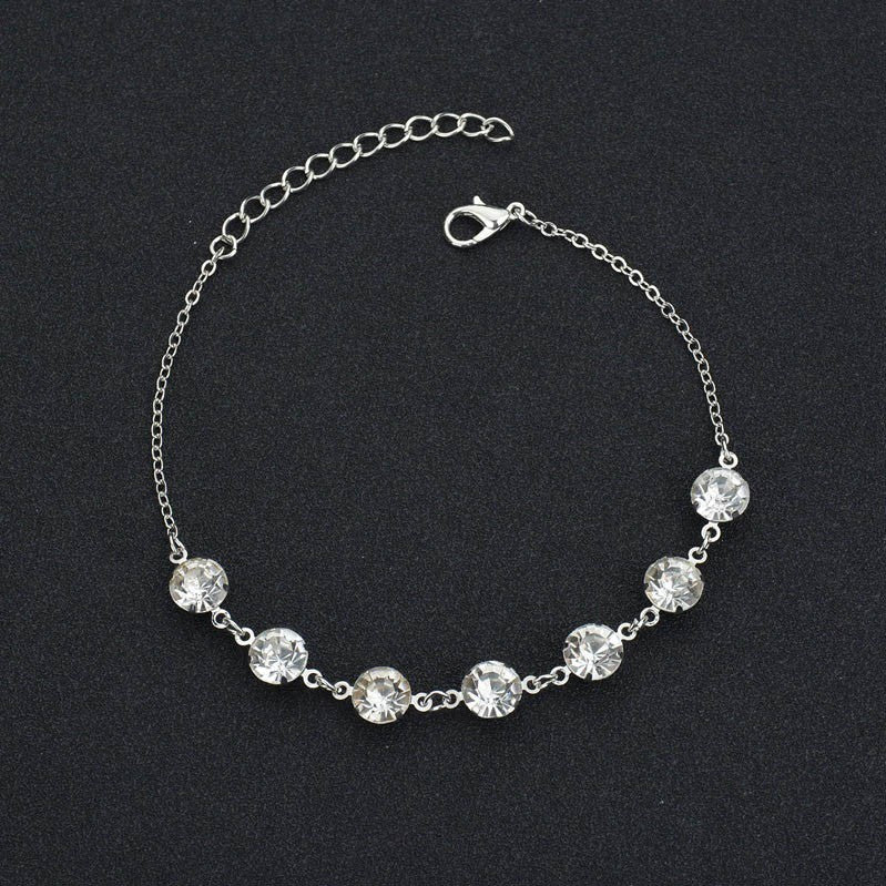 Crystal Diamond Anklet