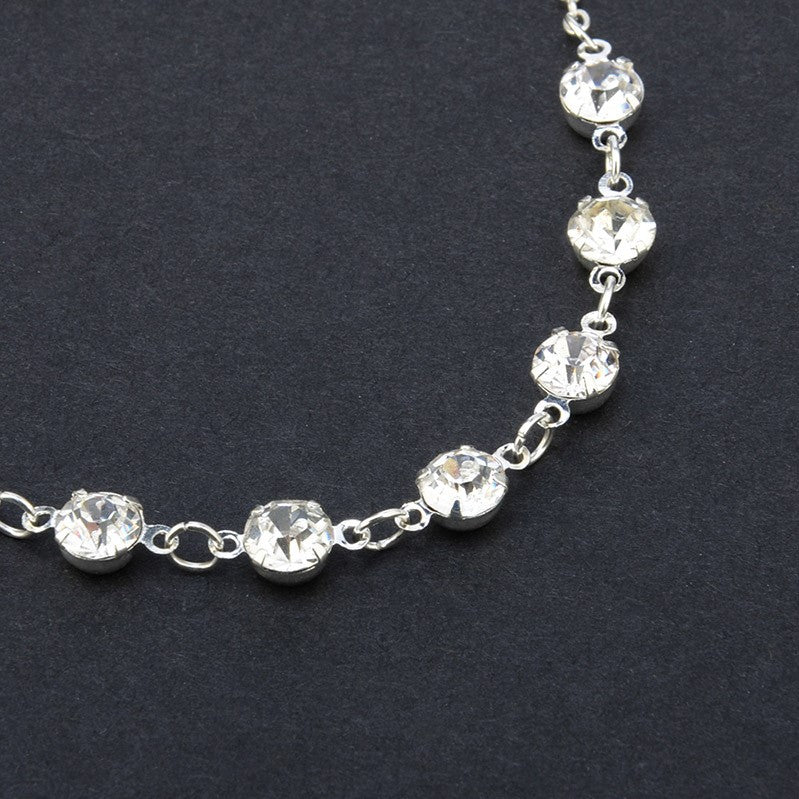 Crystal Diamond Anklet