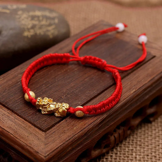 Handwoven Good Luck Pixiu Bracelet