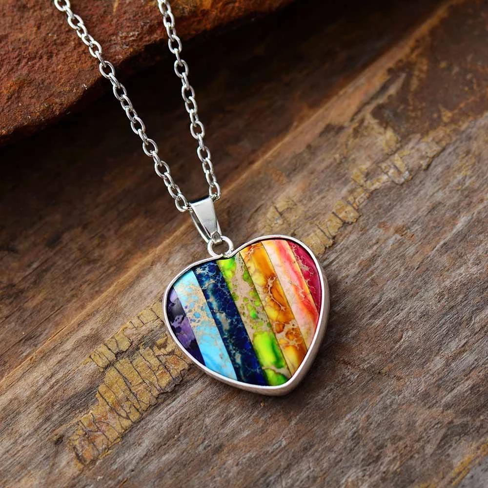 The Chakra-Loving Heart Jasper Necklace