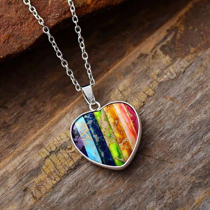 The Chakra-Loving Heart Jasper Necklace