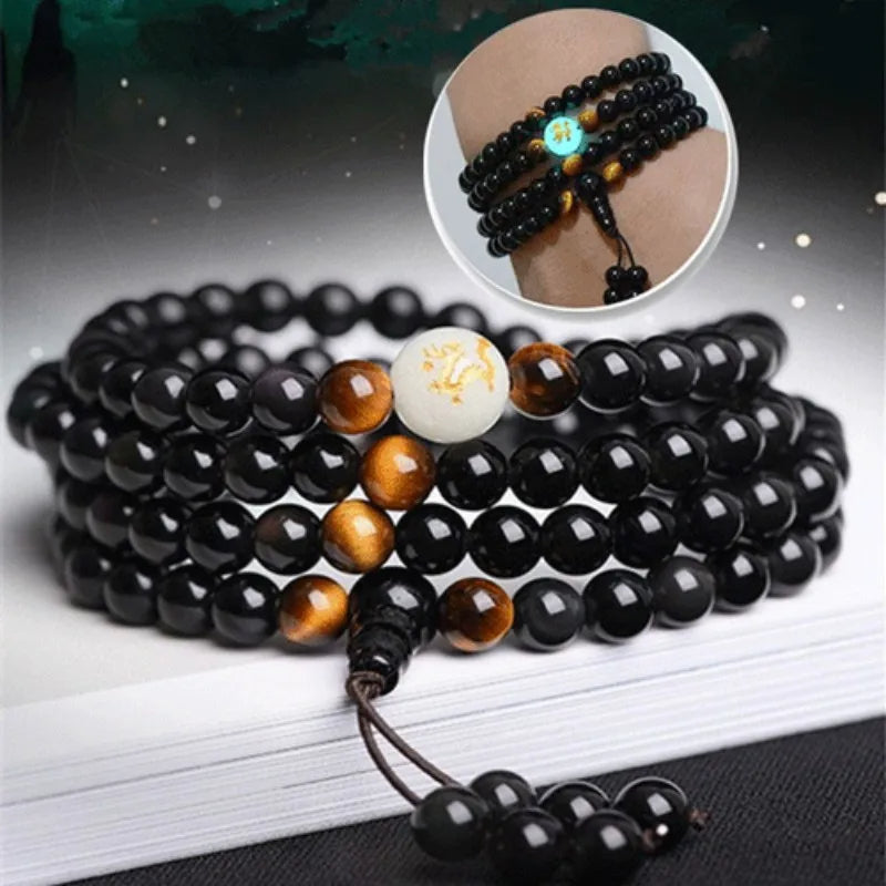 108 Mala Beads Zodiac Constellation Bracelet