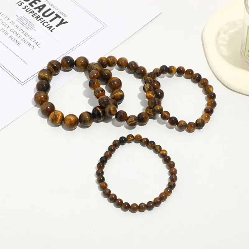 Tiger Eye Trinity Power Stones Bracelet