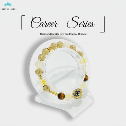 Handmade  Crystal Chakra Bracelet - Attract Success