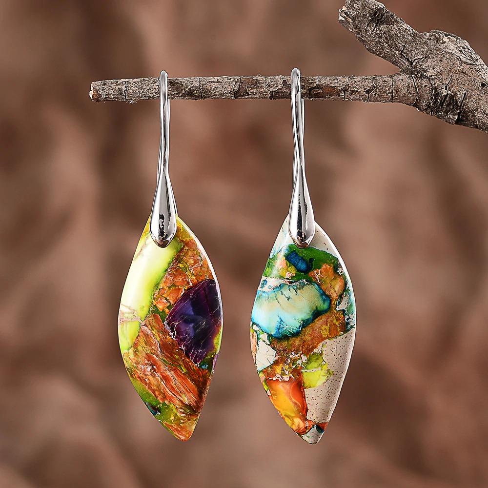 Spring Jardin Jasper Drop Earrings