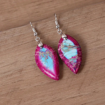 Moonlight Sonata Jasper Dangle Earrings