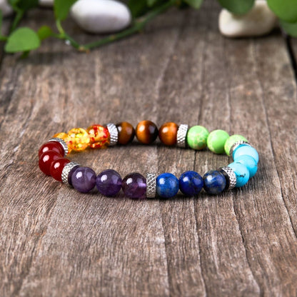 Handmade 7 Chakra Stones Bracelet