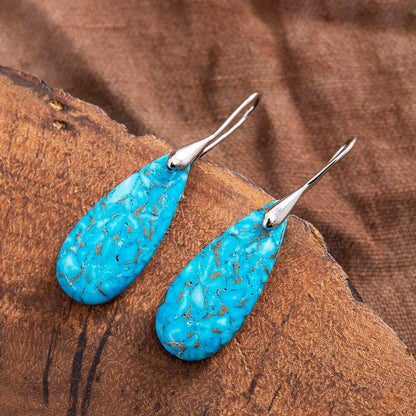 Small Surprises Turquoise Teardrop Earrings