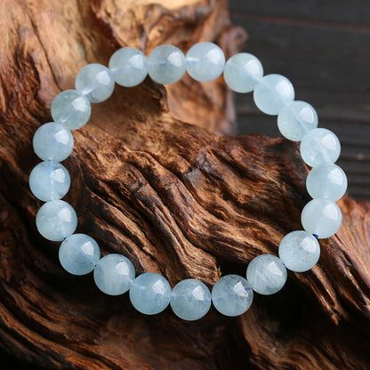 Blue Aquamarine Calming Bracelet - Grounding & Soothing