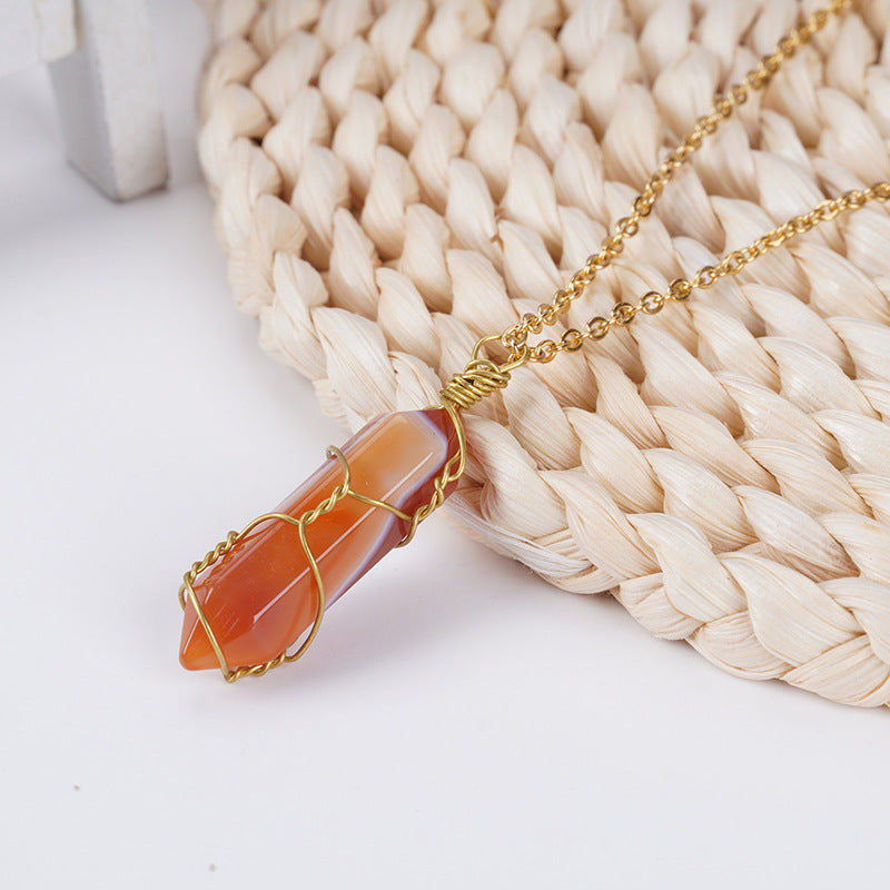 Carnelian Necklace - Boost Vitality, Creativity, Self-Confidence