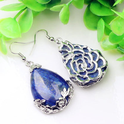 Close To Me Lapis Teardrop Earrings