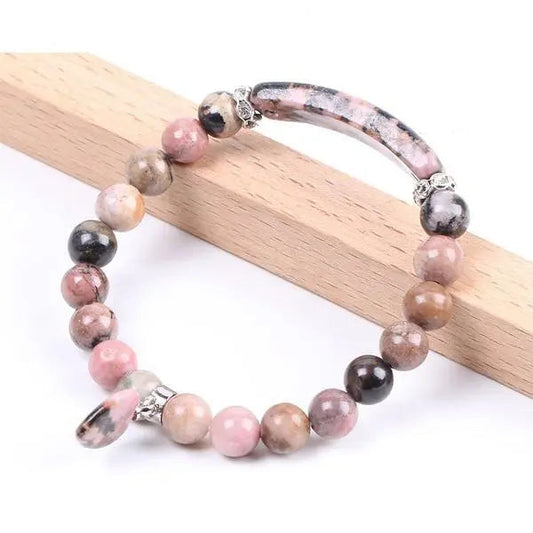 The Healing Heart Rhodonite Bracelet