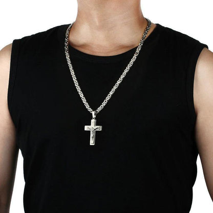 Crucifix Cross Pendant Necklace