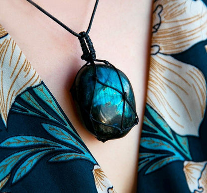 Dragons Heart Labradorite Necklace