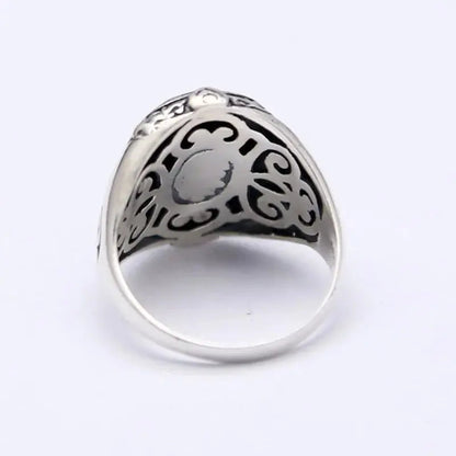 Lord Ganesha Om Stainless Steel Ring