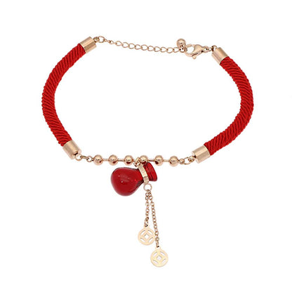 Lucky Red Money Bag Bracelet