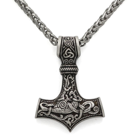 Viking Mjolnir  PROTECTION Amulet Necklace