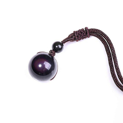 Rainbow Obsidian Necklace - Eye of Truth