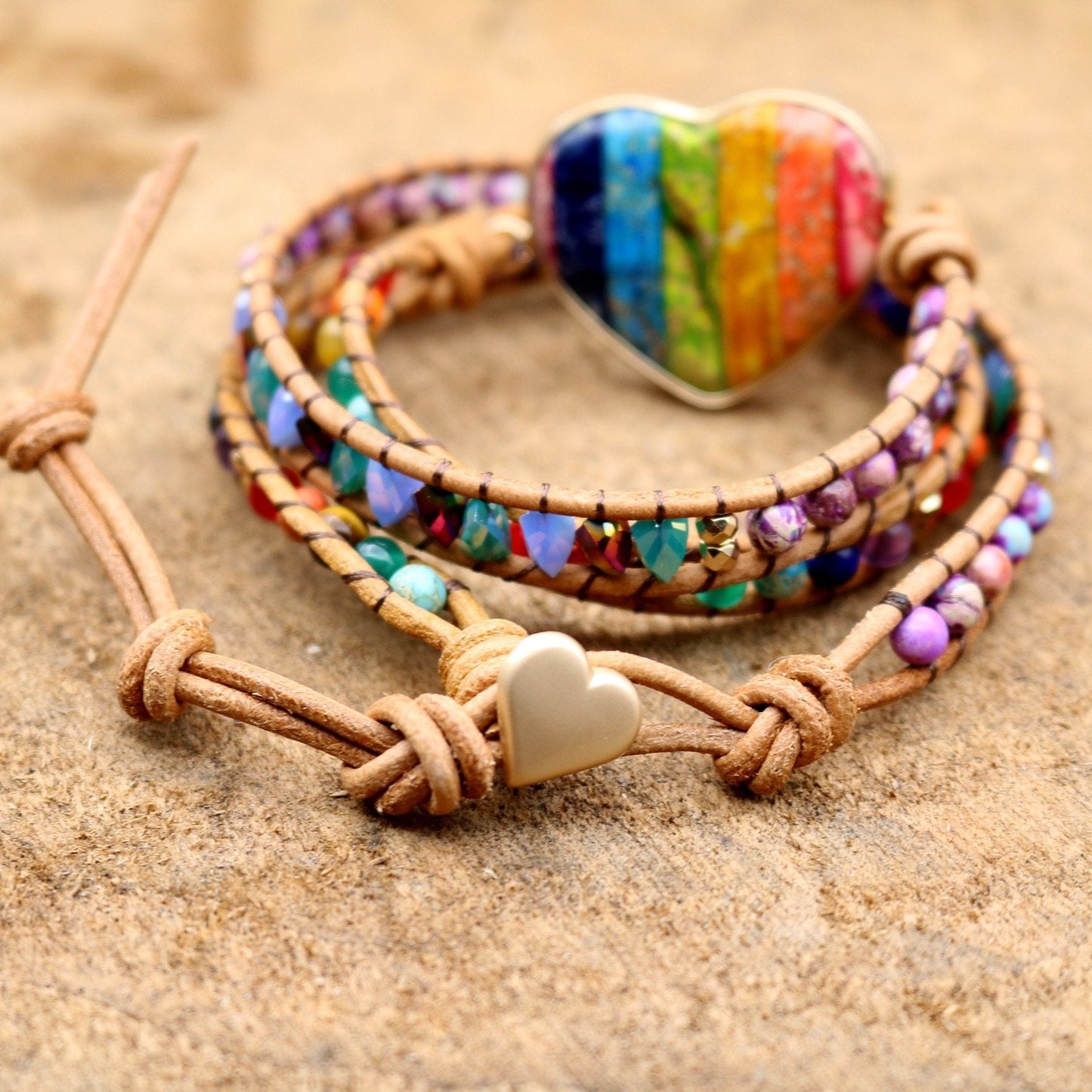 Chakra Love Rainbow Wrap Bracelet