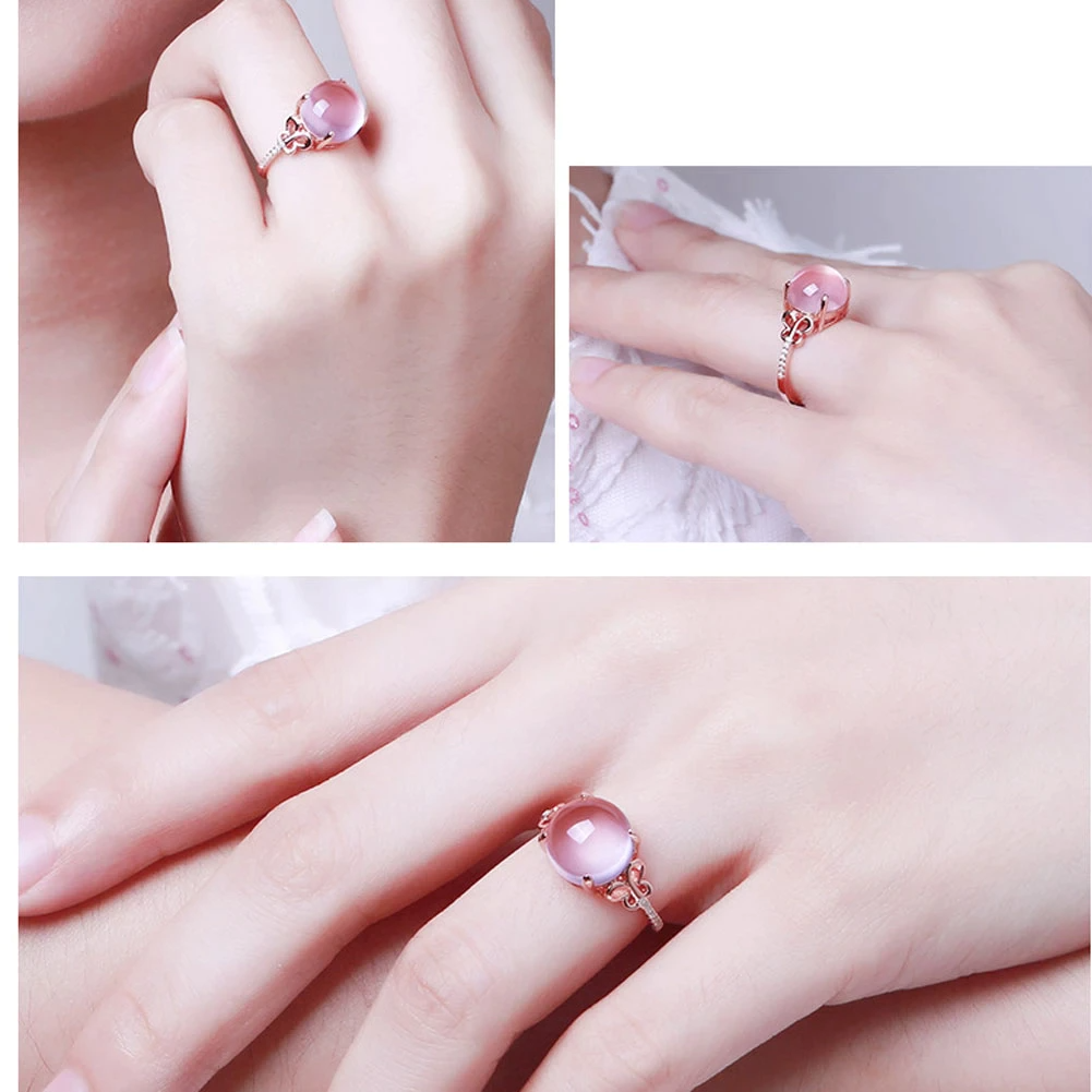 Rose Quartz Emotional Release Ring