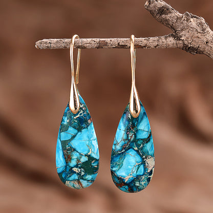 The Everyday Essential Jasper Teardrop Earrings