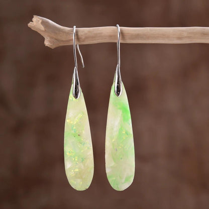 Summer Holiday Jasper Hook Earrings