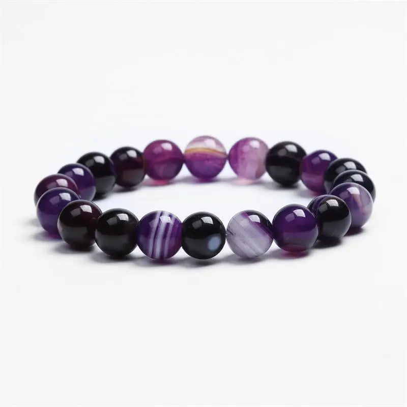 Purple Agate Power Bracelet