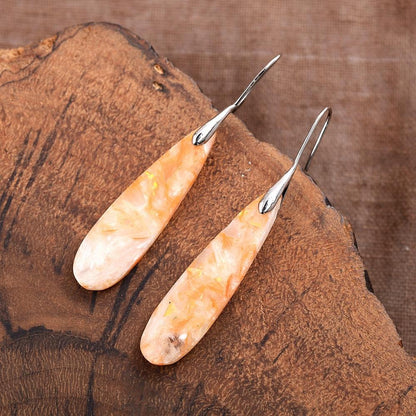 Summer Holiday Jasper Hook Earrings