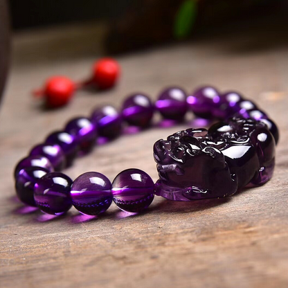 Feng Shui Amethyst Wealth Bracelet