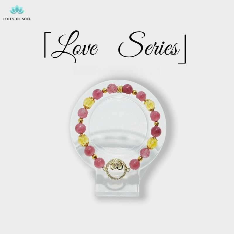 Handmade Rose Quartz Love Bracelet - Attract Love