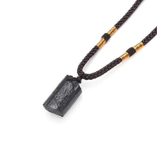 Black Tourmaline Healing Stone Necklace