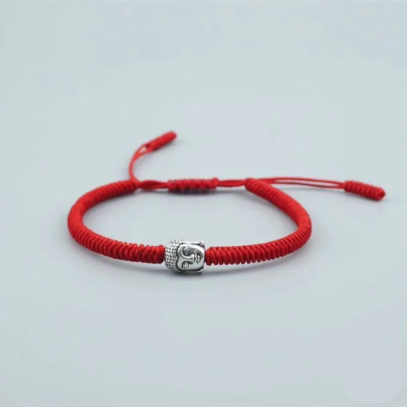 Buddha Charm Lucky Handmade Buddhist Knots Rope Bracelet