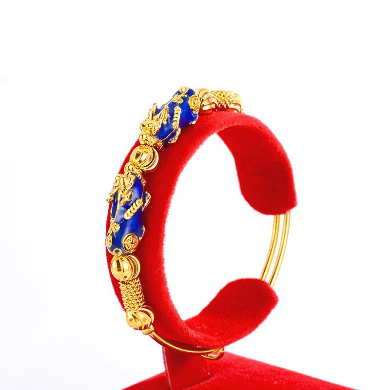 Color Changing Double Pixiu Wealth Bangle