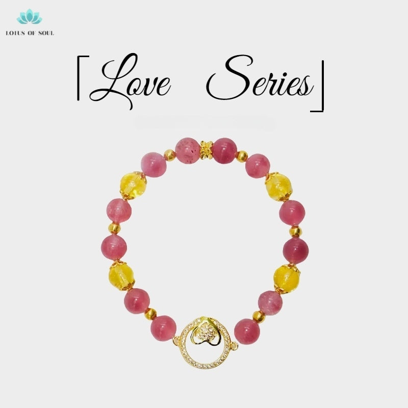 Handmade Rose Quartz Love Bracelet - Attract Love