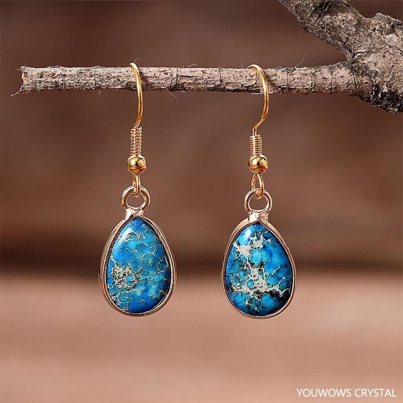 Fresh Start Jasper Teardrop Earrings