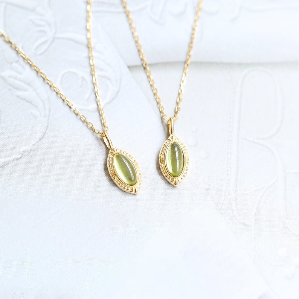 Elegant Natural Peridot Necklace