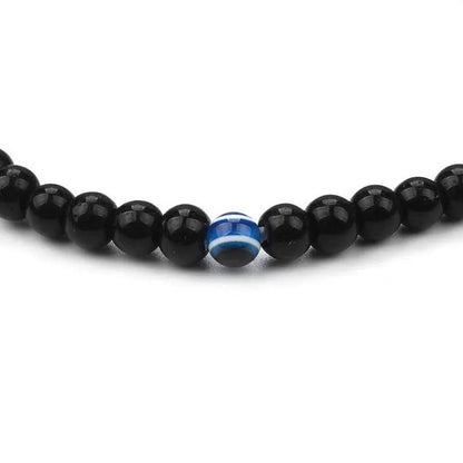 Evil Eye Protection Black Onyx Bracelet