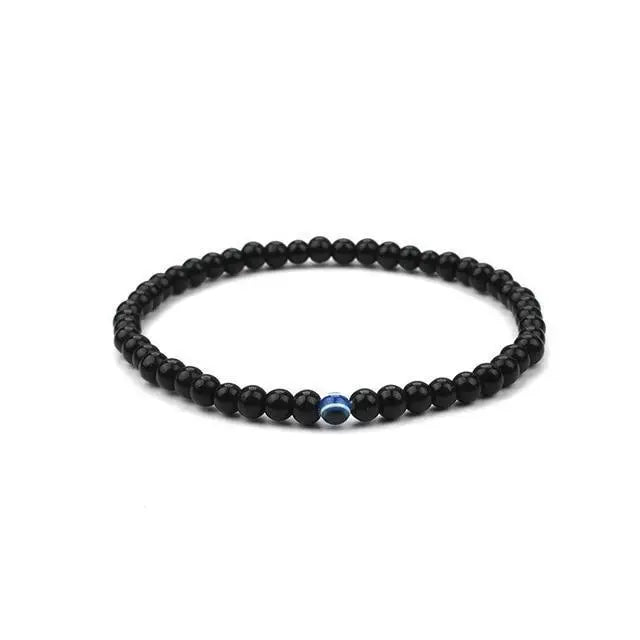 Evil Eye Protection Black Onyx Bracelet