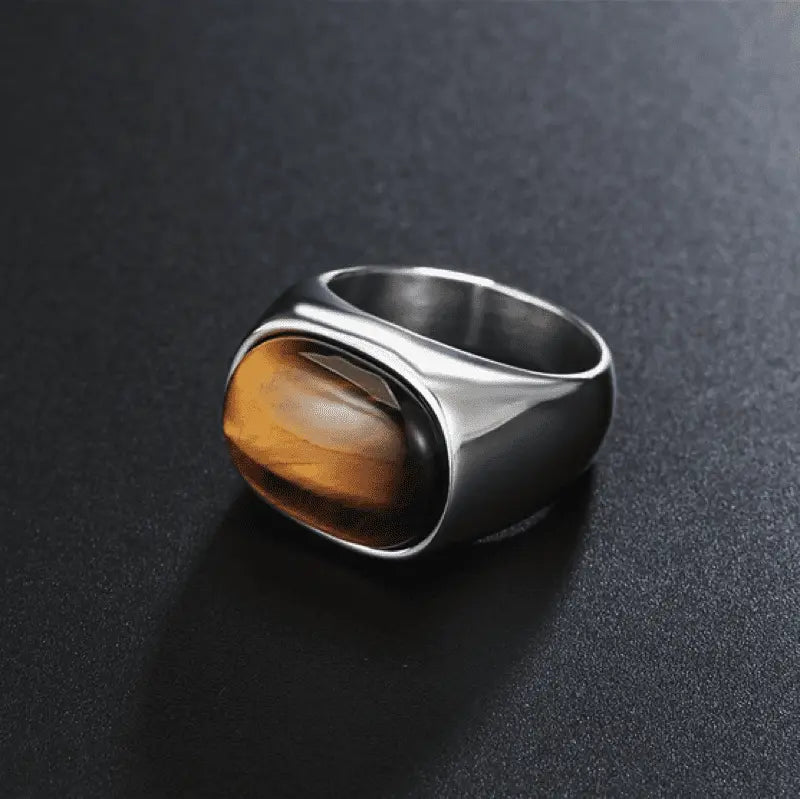 Ferocity Tiger Eye Signet Ring