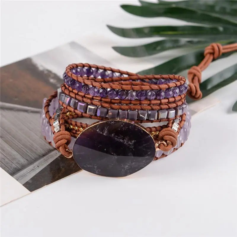 Perfect Balance Amethyst Bracelet