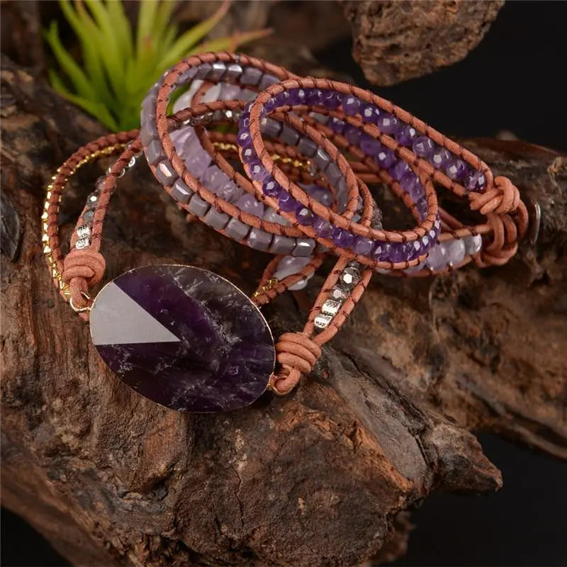 Perfect Balance Amethyst Bracelet