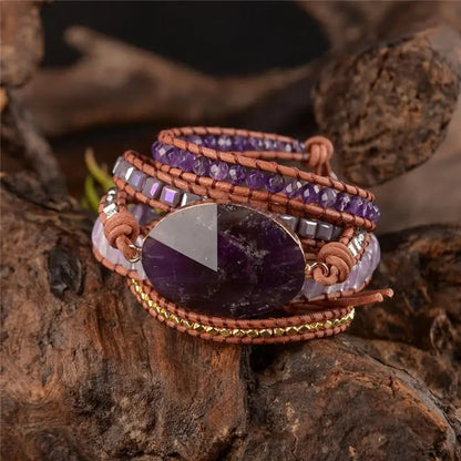 Perfect Balance Amethyst Bracelet