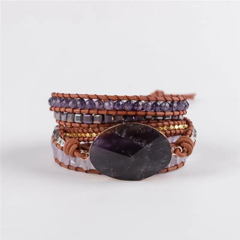 Perfect Balance Amethyst Bracelet